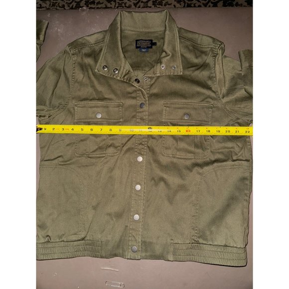 Pendleton Malin army green jacket, women’s large - Picture 4 of 7